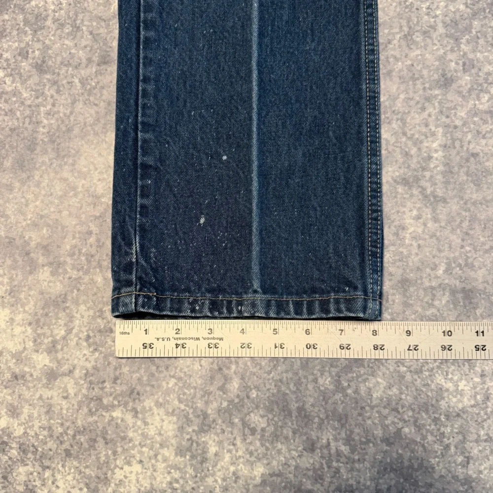 Vintage 70s Calvin Klein Jeans Mens Straight Leg Talon 42 Zipper Denim USA 30x32
